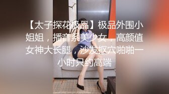 【太子探花极品】极品外围小姐姐，播音系美少女，高颜值女神大长腿，沙发抠穴啪啪一小时只约高端