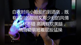 白衣时尚小姐姐约到酒店，既有御姐的靓丽又有少妇的风情，身材不错 高挑软软美腿，情趣套装翘着屁股猛操